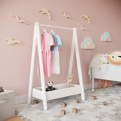 Kids wooden hanging - dress, up