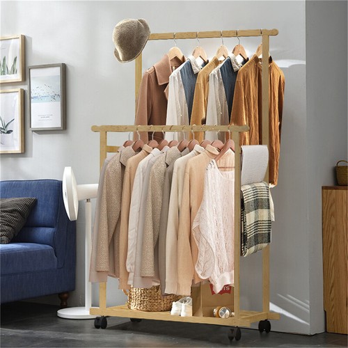 Double rod rolling clothes - rod,