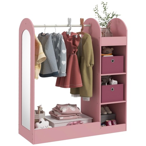 Kids clothes rail with - clothes, storage