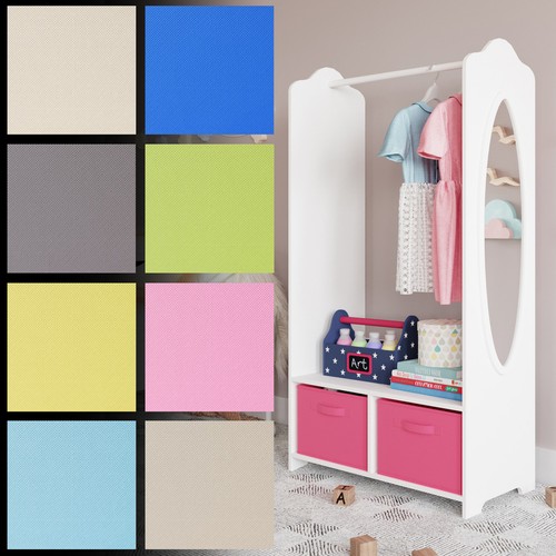 Kids wooden clothes rail dress - kids,