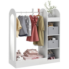Kids Clothes Rail with Storage
