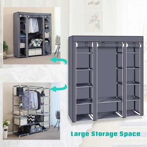 Fabric wardrobe shelving - wardrobe,